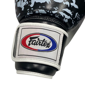 ถุงมือชกมวยพิมพ์ลายดิจิตอลหลากสีแบบมืออาชีพรุ่นใหม่ สำหรับ MMA มวยไทย ยี่ห้อ Fairtex ทำจากหนังวัวแท้ - Product Image 4