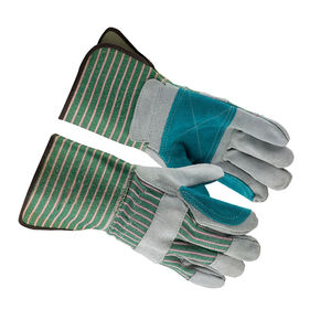 Gants de jardinage d'extérieur sur mesure, neufs, robustes, en cuir de vachette pleine fleur, anti-boulochage, toutes saisons, de haute qualité - Product Image 6