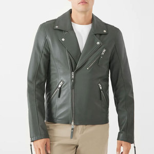 Outdoor Wear Fast Shipping Fashionable Men's Leather <b>Jacket</b> Customized Pure Leather Material Heavyweights Men's <b>Biker</b> <b>Jacket</b> - Product Image 3