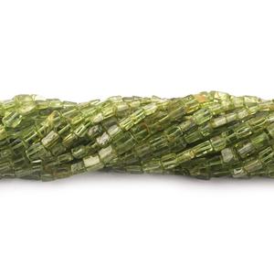 Natural Peridot Smooth Rectangle Gemstone Loose Beads Top Quality Peridot 5-6mm Beads For Jewelry Making Supplies Wholesale - Product Image 4