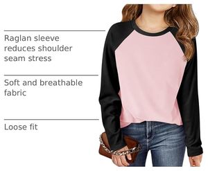 Women's White Yellow <b>Raglan</b> <b>Sleeve</b> Crew Neck <b>Long</b> <b>Sleeve</b> Casual Regular Fit 100% Cotton Knitted <b>T</b>-<b>Shirt</b> - Product Image 4