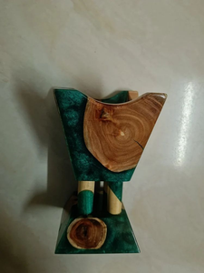 Brûleur de Bakhoor en bois de santal et résine, artisanal, durable et de haute qualité, encens indien pour Oud Bakhoor, parfum d'ambiance pour la maison - Product Image 3