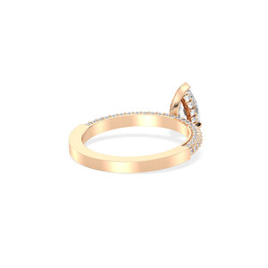 REYES Luxury Design 14K Solid Gold 1.41Ct Pear Cut Lab Grown Diamond Solitaire Ring HPHT CVD Diamond Wedding Gift Jewelry - Product Image 5