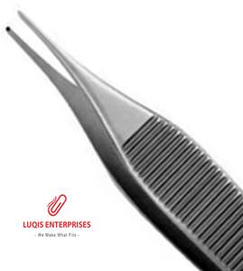 แหนบจับเนื้อเยื่อขนาดเล็ก Adson แบบ 1x2 ฟัน ขนาด 0.9 มม. ปลายแหลม สำหรับผ่าตัด ทำจากสแตนเลส อุปกรณ์ทางการแพทย์ - Product Image 2