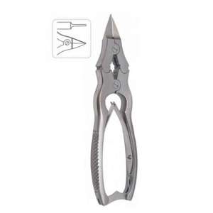 Double Action <b>Nail</b> Splitter Double Spring 15 cm Wholesale High Quality Chiropody Podiatry <b>Nail</b> Pliers by Life Care Instruments - Product Image 1