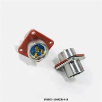Connecteur de prise à 2 broches Y50DX-1402ZK10, connecteur circulaire à baïonnette pour l'aviation, norme GJB