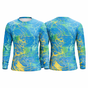 Camisa de Pesca de Manga Larga Antibacteriana de Alta Calidad Personalizada, Talla Grande, UPF 50, Secado Rápido, Sublimación, 100% Poliéster, OEM - Product Image 6