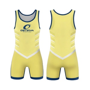 Diseño Personalizado, Fabricación en Fábrica, Venta al por Mayor, Singlet de Halterofilia y Lucha Libre, Elástico, Resistente, Unisex - Product Image 1