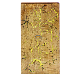 Handcrafted simple waves urn & Natural Wood Cremation Urn Blue Epoxy Ashes <b>Box</b> Artistic Funeral <b>Memorial</b> <b>Keepsake</b> by AYAANS - Product Image 3