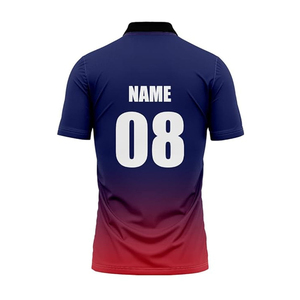 New Design Custom Printed Cricket Jersey Tees Tops High Quality Quick Dry Team Wear Training Lightweight Cricket <b>T</b>-<b>Shirts</b> - Product Image 4