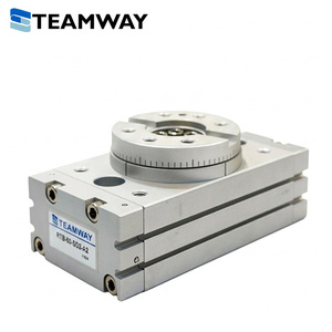 Actionneur rotatif série TEAMWAY RTB RTB-50-SD2-A2, type crémaillère, cylindre rotatif, table pivotante pneumatique - Product Image 1