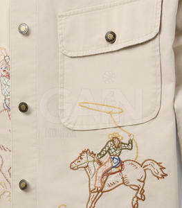 Chaqueta de Mezclilla para Hombre, Manga Larga, Invierno, Nueva Llegada, Fabricación en Fábrica, Venta al Por Mayor, Personalizable - Product Image 4