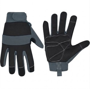 Diamond Texture Polyester Welding <b>Gloves</b> Anti-Static & Heat Resistant Tapered Cuff 26cm Length Industrial Safety <b>Gloves</b> - Product Image 4