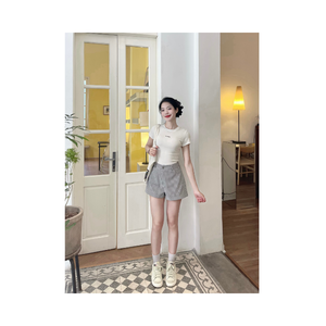 Pantalones Cortos Moldeadores para Mujer al Mejor Precio, Pantalones Deportivos Holgados Bordados, Transpirables, Ecológicos, Servicio OEM, Suministro de Vietnam - Product Image 2