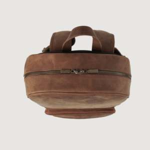 Leather Gym <b>Bag</b> with Spacious Compartments for Sports Travel and Fitness Gear Stylish Leather Backpack for College Office Travel - Product Image 4