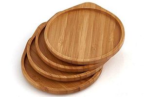 Posavasos de madera natural con diseño personalizado para cafetería, restaurante y regalo - Product Image 2