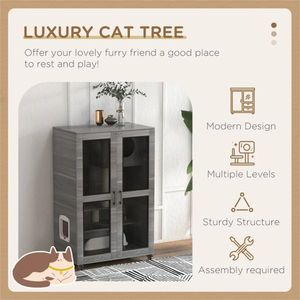 Cat Villa with Wheels Convenient Pet Cage for Your Furry Friend - Product Image 3