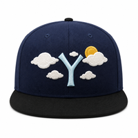 Casquettes ajustées à visière plate de haute qualité, casquettes de sport structurées à 5 panneaux, casquettes de baseball personnalisées avec broderie latérale pour équipes