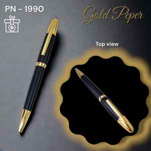 Nuevo Bolígrafo Metálico Popular en Venta, Bolígrafo Promocional con Logotipo Personalizado, Bolígrafo de Bolas Dorado y Negro de Alta Calidad - Product Image 3