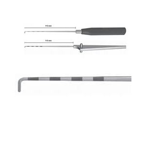 Instrumentos Artroscópicos de Alta Calidad: Micro Gancho, Sonda y Pinza con Mango Triangular para Ortopedia de Rodilla, Sondas de Gancho de 5 mm - Product Image 5