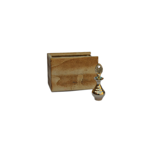 Brass Metal Flower Design Kohl Pot Eye Liner <b>Box</b> Surme Daani Pots Women <b>Makeup</b> Design Natural Eye Powder Storage Pots - Product Image 1