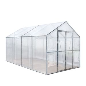 Serra 8FT X 13FT per Coltivazione Indoor con Telo in PVC Ripstop Leno Mesh da 20 Mil, Telaio in Acciaio Zincato e Finestre a Rullo TMG GH813 - Product Image 4