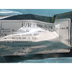AMAT 0200-01410 BOQUILLA, TOTALMENTE CERÁMICA 2.535 L - Equipo y Piezas de Semiconductores de Confianza de Tradicción Global - Product Image 1