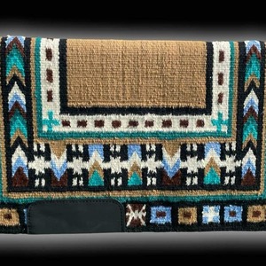 Export Quality Genuine Leather Wool Classic All-Purpose Saddle Pad Horse Riding <b>Equestrian</b> Competition Kaamkaaj Brand Model - Product Image 3