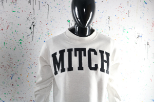 Mitch Crew Neck Sweatshirt Unisex Regular Fit 100% Cotton French Terry <b>Pullover</b> Casual Autumn Wear URBAN PRODUCTIONS - Product Image 3
