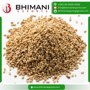 เมล็ดงาขาวธรรมชาติ น้ำมันงาเข้มข้น อบแห้งด้วยแสงแดด เกรดอาหาร ได้รับการรับรองฮาลาล บรรจุถุงพลาสติก 25 กก. สำหรับอุตสาหกรรมขนมขบเคี้ยวและอบ - Product Image 3