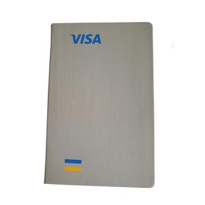 Carnet de notes en cuir PU, doublé, ligné, taille A5, 100 feuilles, fermeture à bande élastique - Product Image 2