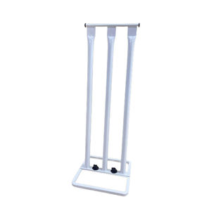 Ensemble de cricket en acier pour intérieur, stumps pliables, portable, léger, durable, équipement d'entraînement au cricket de 30 pouces, kit d'entraînement pour enfants - Product Image 1
