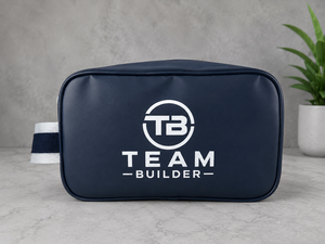 Sacs de toilette personnalisés avec logo pour team building – Rangement durable en polyester pour salle de bain et équipement de hockey avec nom brodé - Product Image 4