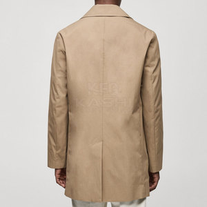 เสื้อโค้ทขนสัตว์ผู้ชายสำหรับฤดูหนาว แบบเย็บต่อผ้า อุ่นสบาย สไตล์ลำลอง เหมาะสำหรับใส่กลางแจ้ง แขนยาว ใส่สบาย ทันสมัย - Product Image 3