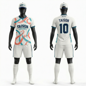 Tenue de football respirante en polyester 180 GSM pour femme, gris foncé avec bordure de manches blanche, ensemble d'équipe de football personnalisé imprimé - Product Image 3