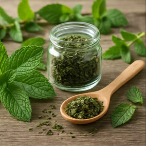 WARRLY Poudre de Tulsi Naturelle Biologique, Extrait Herbal de Basilic Sacré, 99% Pur, Qualité Alimentaire, Conditionné sous Vide en Pot Mason, Sans Solvant - Product Image 1