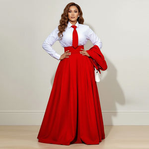 <span class=keywords><strong>Pantaloni</strong></span> da donna a <span class=keywords><strong>vita</strong></span> <span class=keywords><strong>alta</strong></span> elasticizzata, con ampia gamba, pieghe, tasche, colore unico e cerniera - Product Image 1