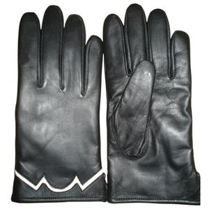 Guantes de Conducción de Cuero Genuino Negro de Marca Personalizada para Hombre y Mujer, Guantes de Moda Cálidos para Invierno - Product Image 2