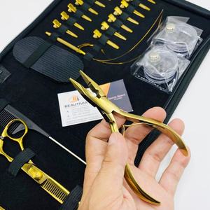 Pince d'ouverture professionnelle Microlink ciseaux de coiffure outils d'extension de cheveux en acier inoxydable de qualité chirurgicale durable - Product Image 1