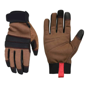 Gants de travail pour hommes en cuir de vachette souple, pour la conduite, la chasse, le jardinage, le soudage, la sécurité, la protection, pour les travailleurs, les mécaniciens - Product Image 3