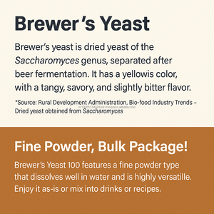 Poudre de levure de bière nutritionnelle 500g supplément de protéines de beauté pour la peau des cheveux OEM Corée - Product Image 4