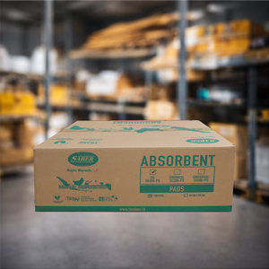 SABER Eco-Friendly Industrial Oil Cleanup Pads Model SO200-PD Heavy Duty 100% Polypropylene Oil Absorbent for Workshop Factory - Product Image 2