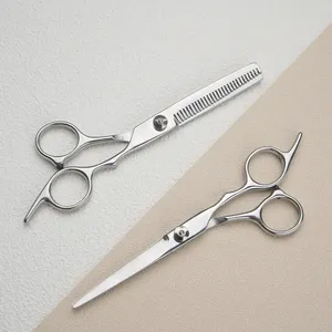 Tijeras de Entresacar de Primera Calidad para Peluquería Masculina, en Acero Inoxidable Japonés, con Certificación CE, Herramienta de Belleza de la Marca SUBJECT OF SURGICAL - Product Image 1