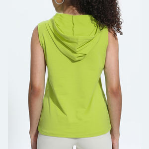 Camiseta sin Mangas con Capucha para Mujer, Impresión de Logotipo Personalizada, el Mejor Diseño, 100% Algodón, Ligera, Precio Económico, Múltiples Colores - Product Image 6