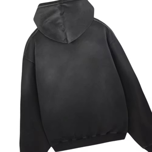 Sudadera con Capucha de Algodón 100% con Efecto Ácido Vintage para Otoño, OEM ODM, Personalizada con Serigrafía, Estilo Urbano, Corte Holgado para Hombre - Product Image 6