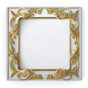 Cadre photo en laiton haut de gamme, design exclusif, style boutique, décoration intérieure de luxe en laiton - Product Image 2