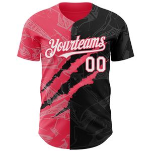 Maillot de baseball personnalisé en gros, impression sérigraphique, manches courtes, unisexe adulte, entièrement boutonné, 100 % coton biologique - Product Image 4