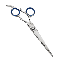 Juego de 5 Tijeras Profesionales Multifuncionales de Acero Inoxidable para Cortar el Cabello, Tijeras de Peluquería con Bolsa de Cintura para Salón