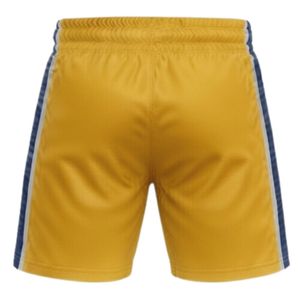 <b>Men</b> <b>Yellow</b> Sublimated Ice Hockey Printed <b>Shorts</b> Polyester Drawstring Side Stripe Sports <b>Shorts</b> Athletic Training Team Wear - Product Image 2