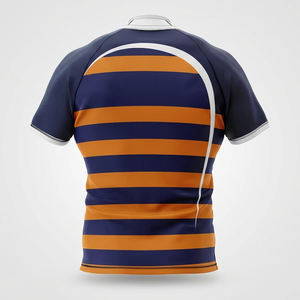 Camiseta de Rugby Profesional para Hombre, Manga Corta, Transpirable, Deportiva, de Alto Impacto, para Entrenamiento Deportivo, Uniforme de Juego en Equipo - Product Image 2